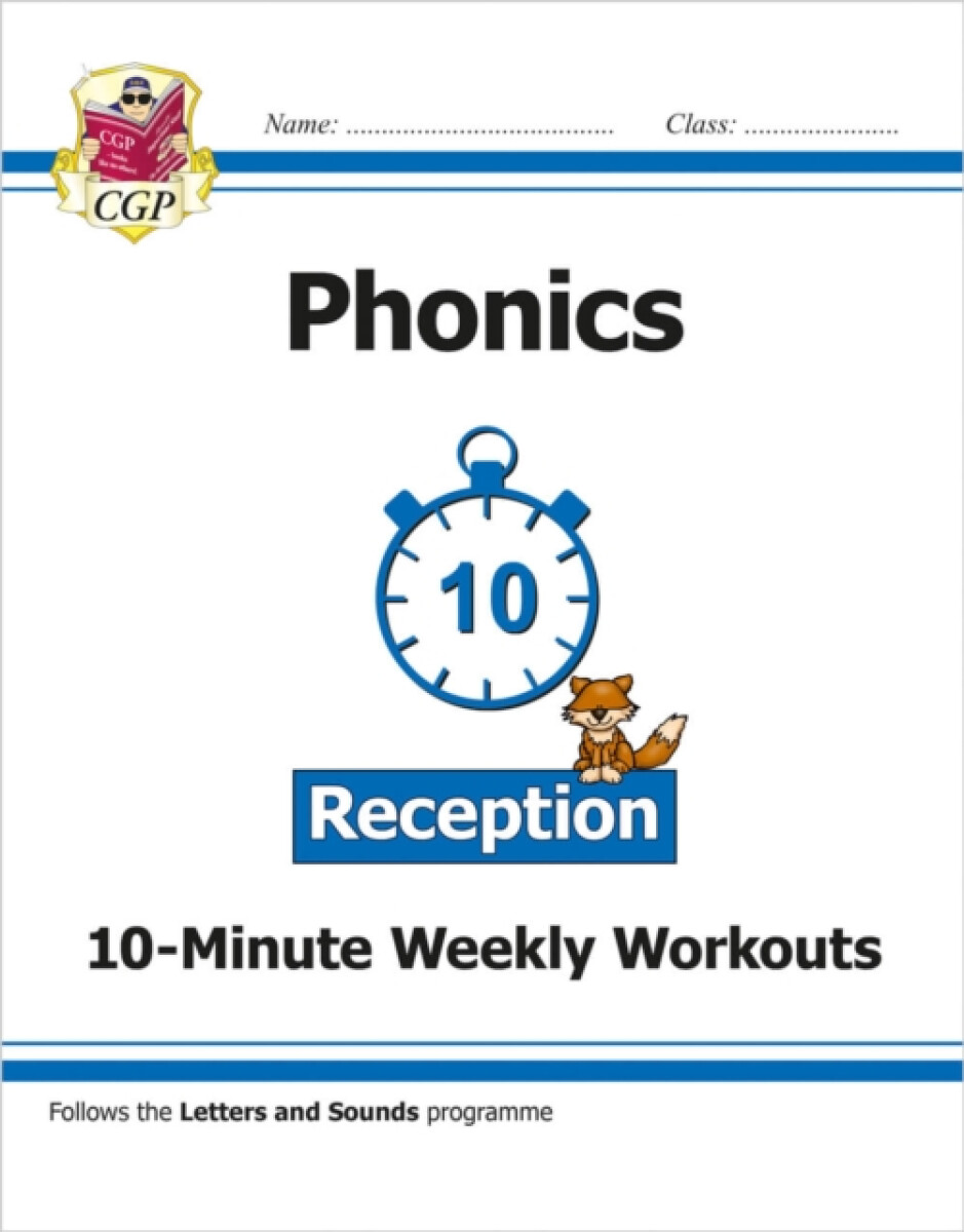 Kniha Reception English Phonics 10-Minute Weekly Workouts
