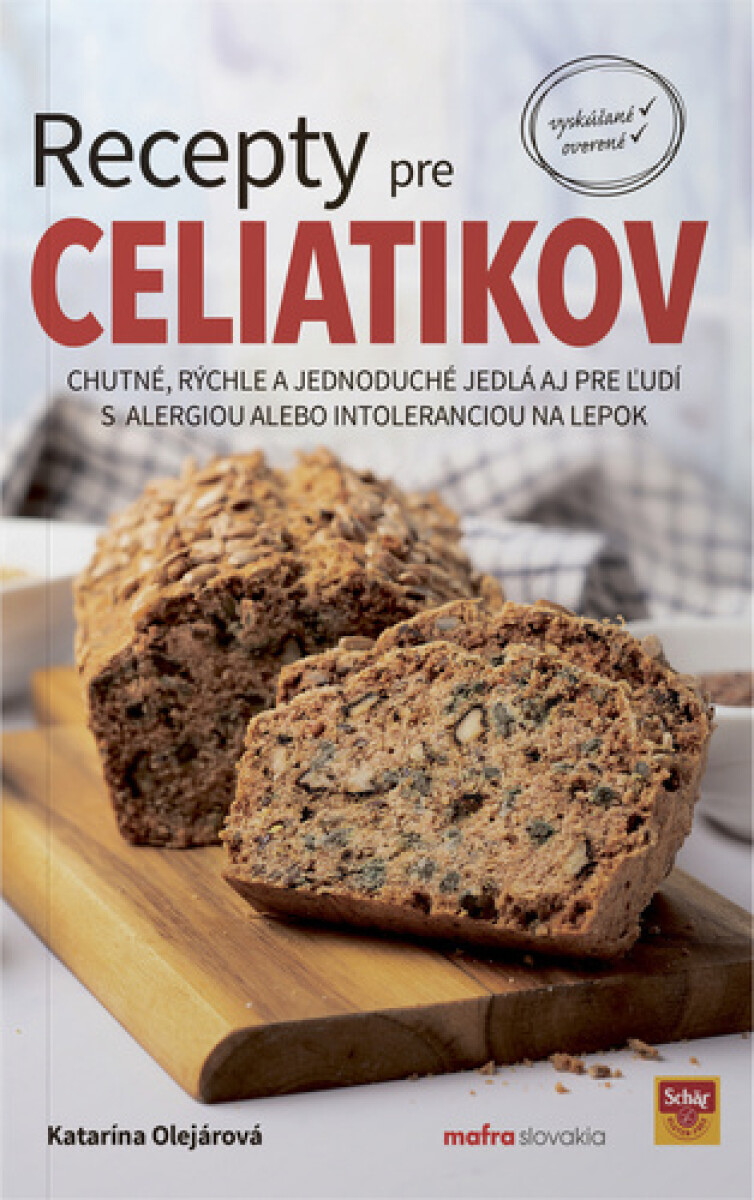 Kniha Recepty pre celiatikov