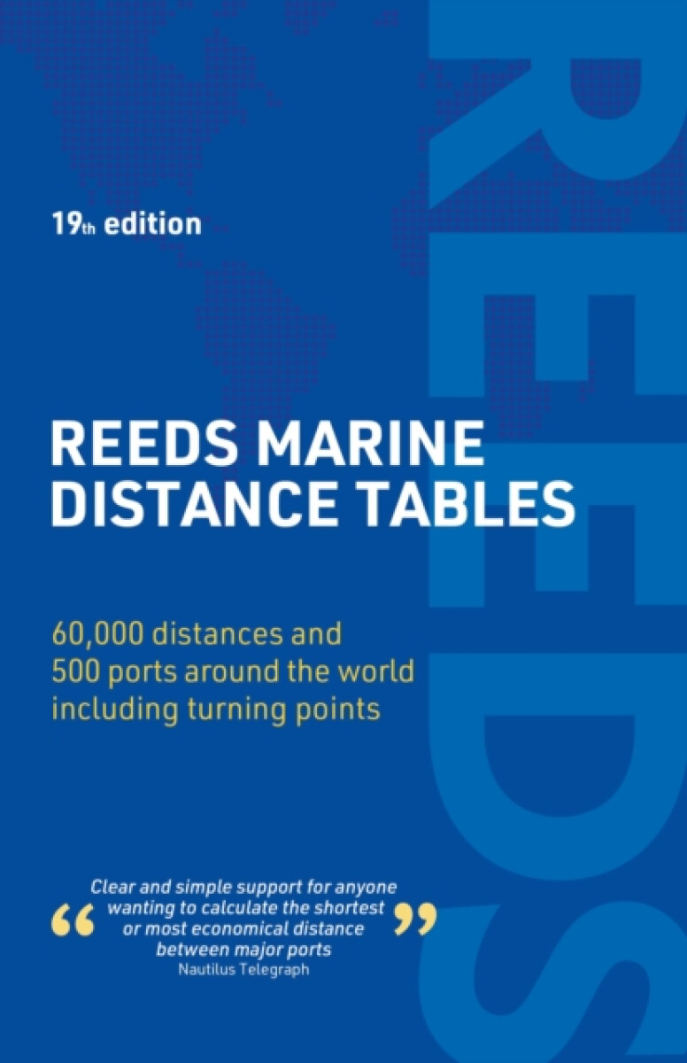 Kniha Reeds Marine Distance Tables 19th edition