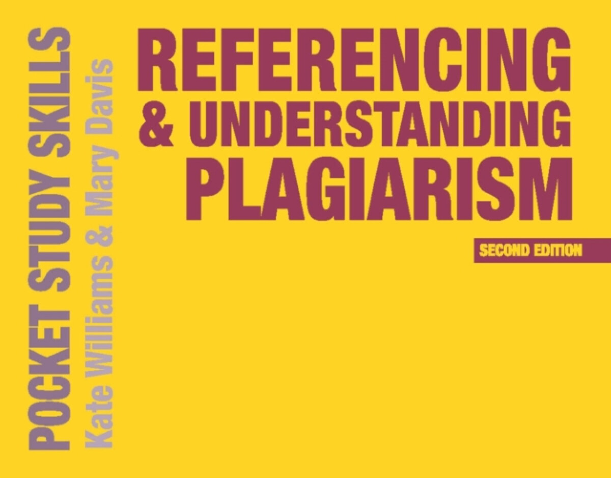 Kniha Referencing and Understanding Plagiarism