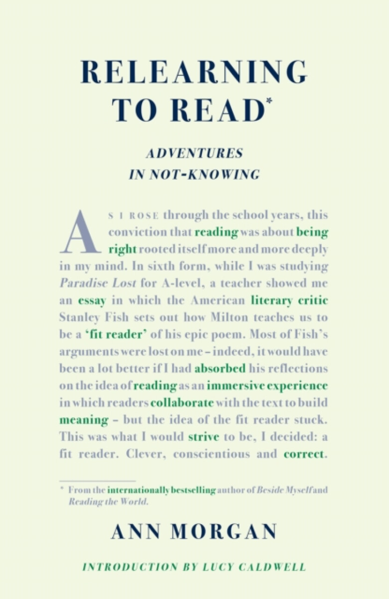 Kniha Relearning to Read