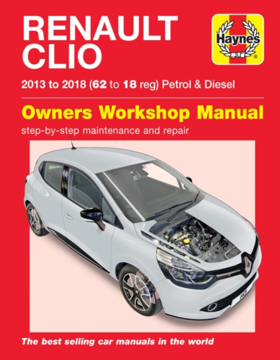Kniha Renault Clio petrol a diesel ('13-'18) 62 to18