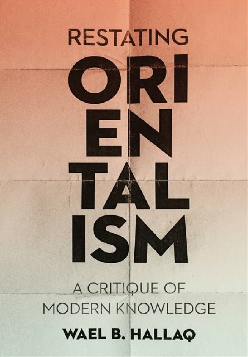 Kniha Restating Orientalism