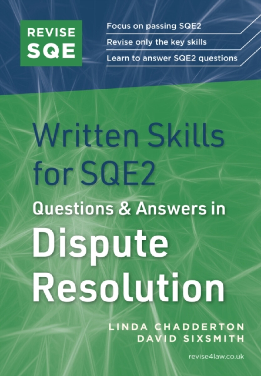 Revise SQE Written Skills for SQE2 - Linda Chadderton, David Sixsmith
