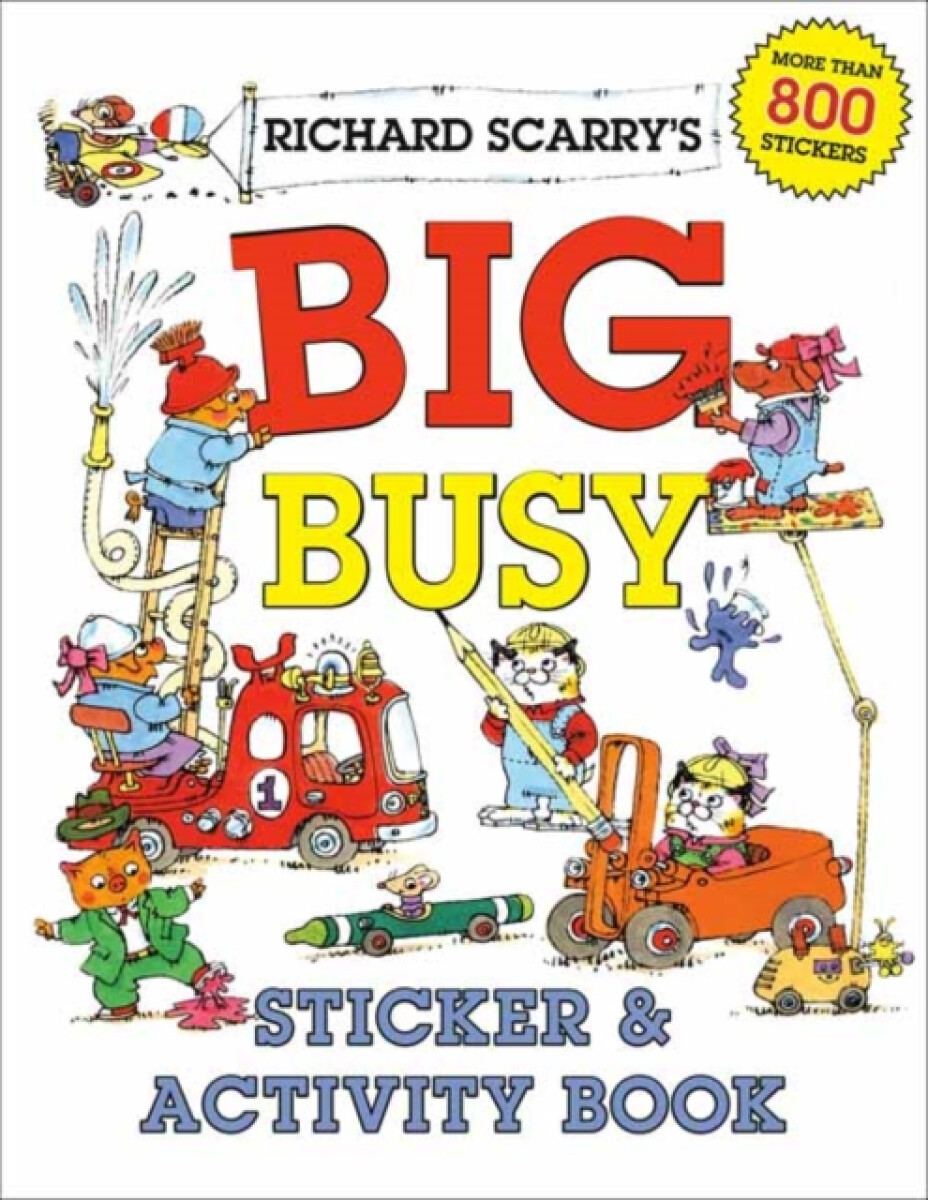 Kniha Richard Scarry's Big Busy Sticker and Activity Book