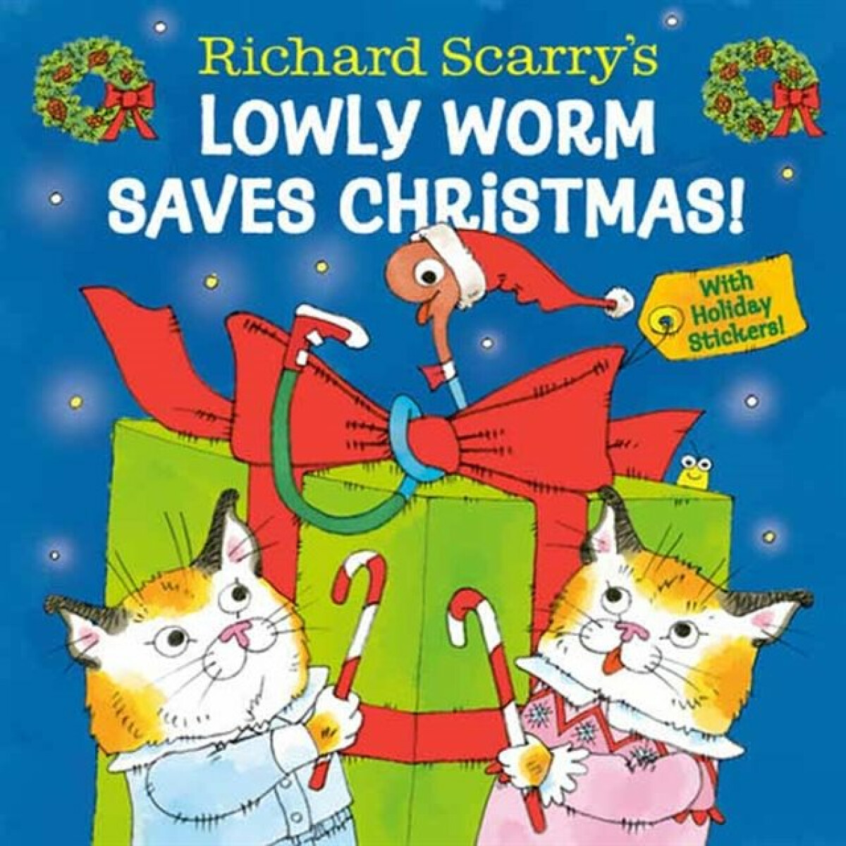 Kniha Richard Scarry's Lowly Worm Saves Christmas!