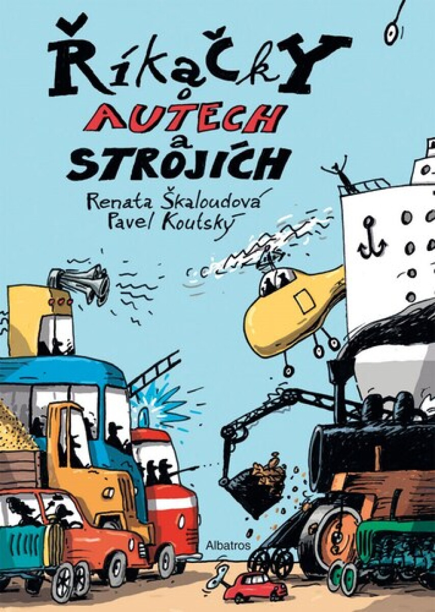 Kniha Říkačky o autech a strojích