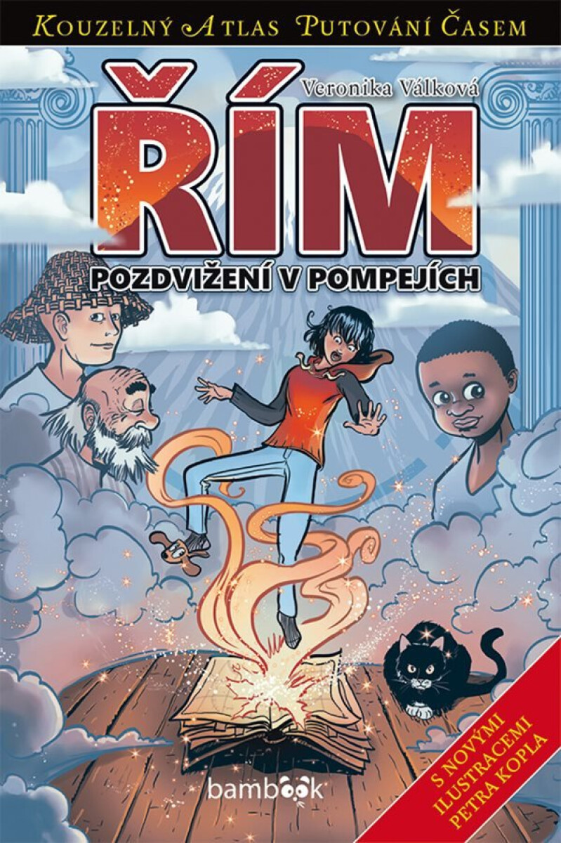 Kniha Řím. Pozdvižení v Pompejích