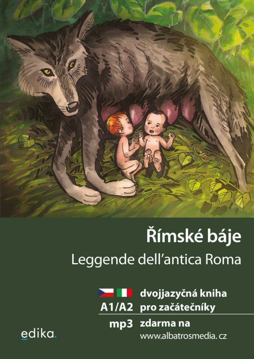 Kniha Římské báje / Leggende dell'antica Roma