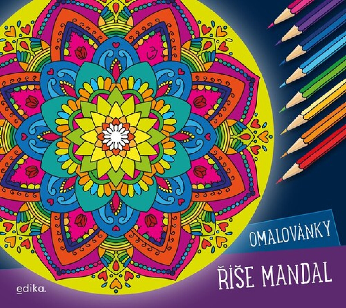 Kniha Říše mandal – omalovánky
