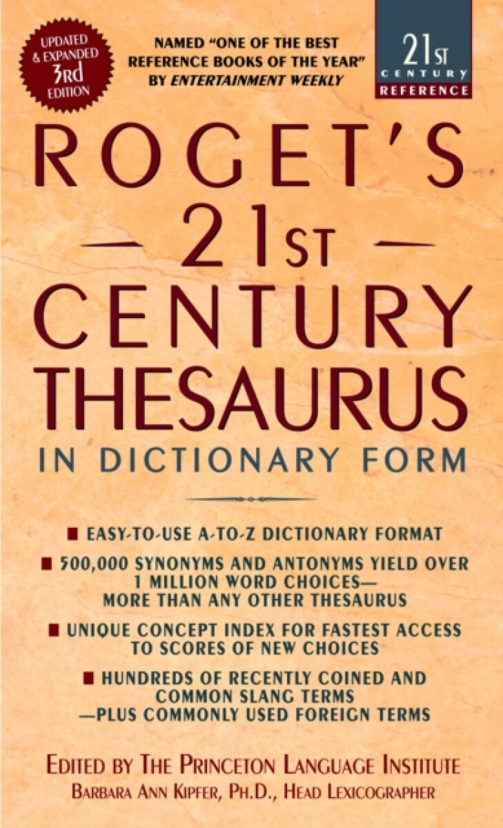 Kniha Roget's 21st Century Thesaurus, Third Edition