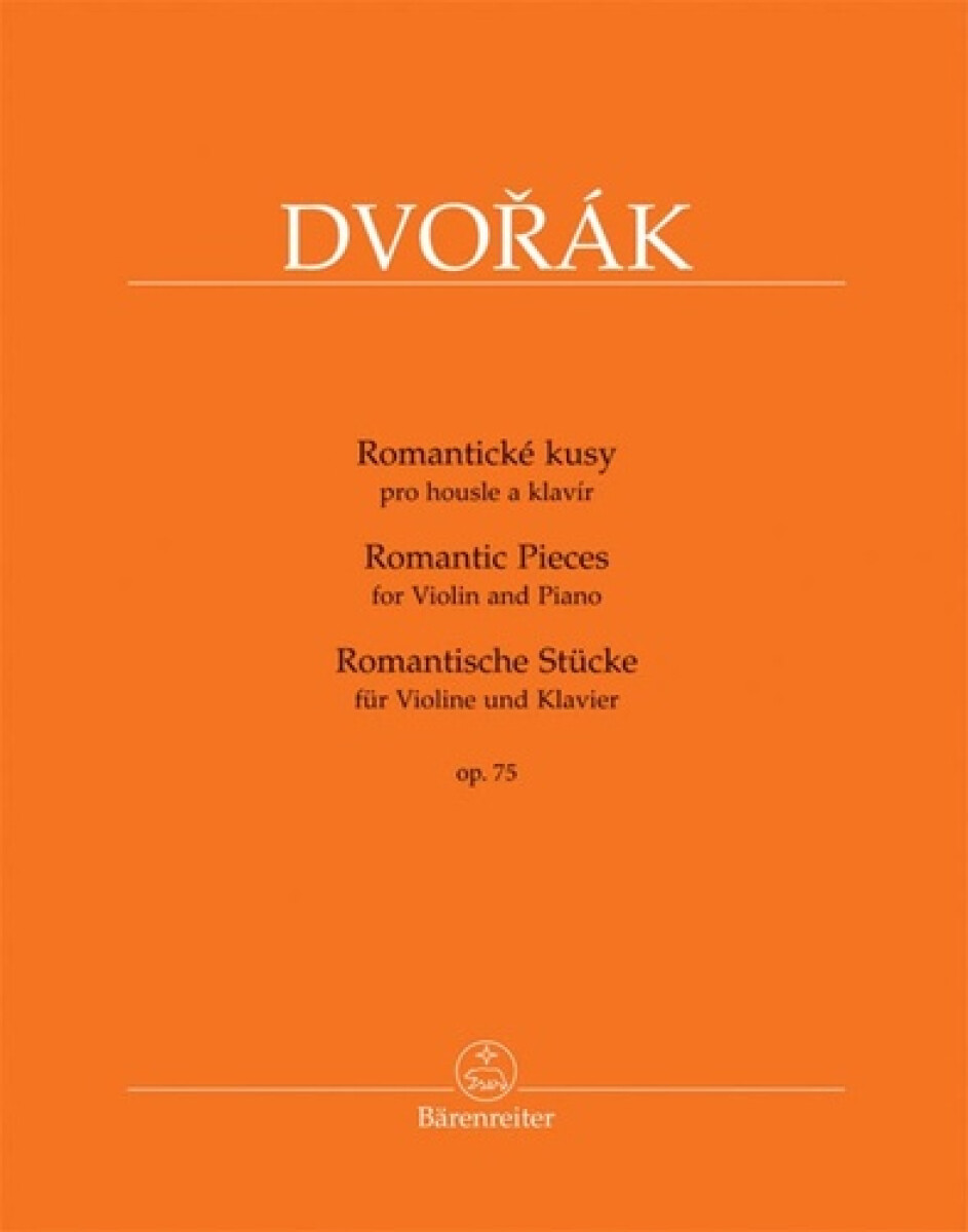 Kniha Romantické kusy op. 75