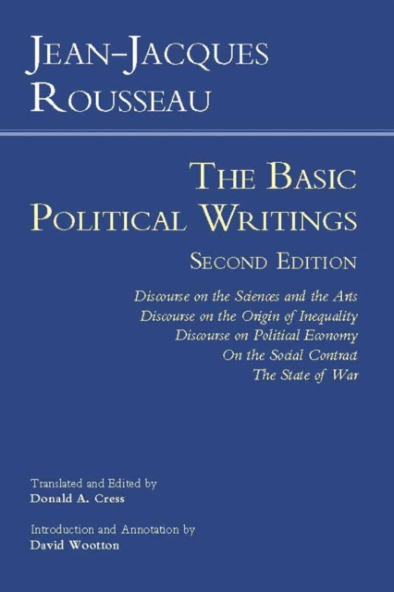 Kniha Rousseau: The Basic Political Writings