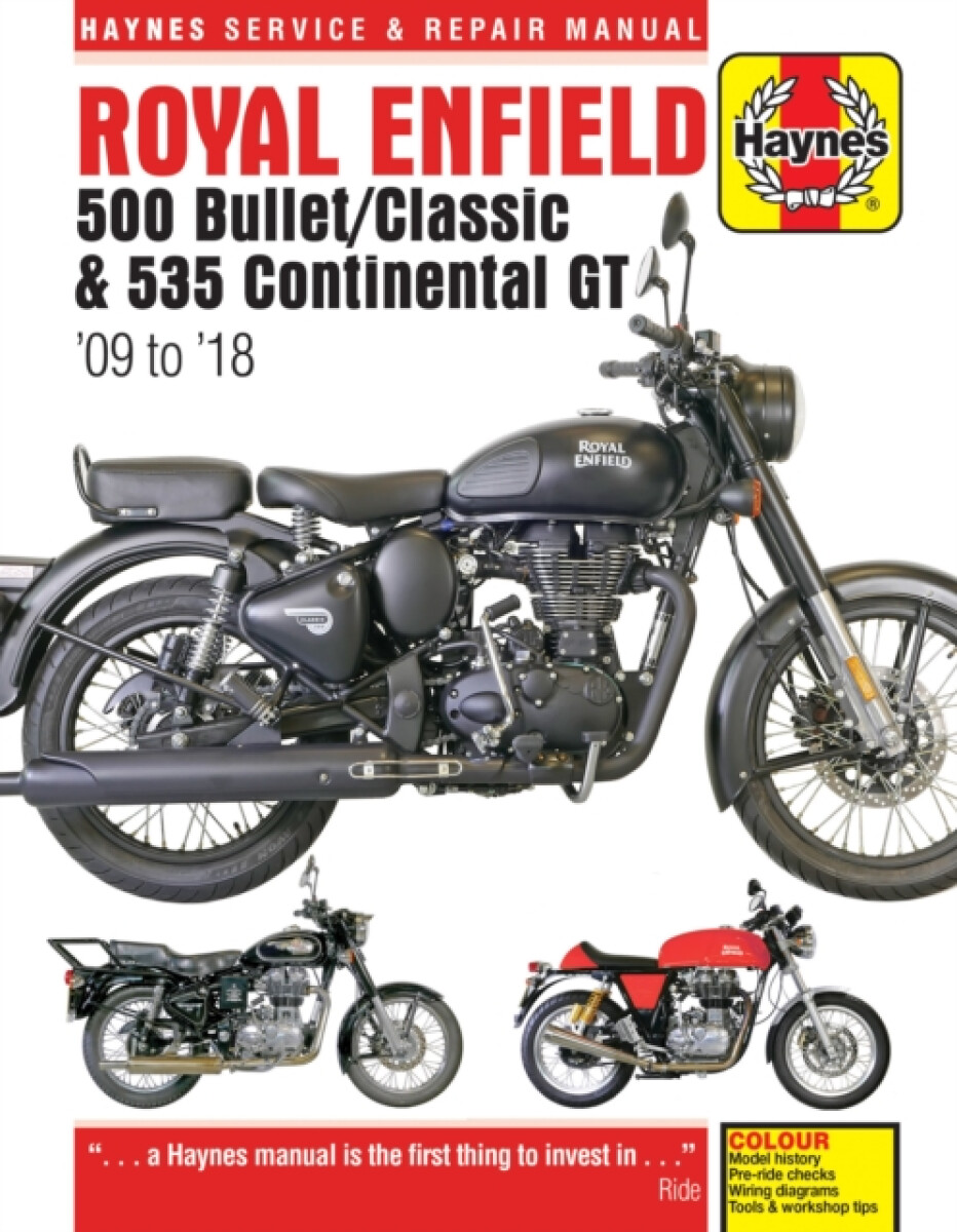 Kniha Royal Enfield Bullet and Continental GT Service a Repair Manual (2009 to 2018)