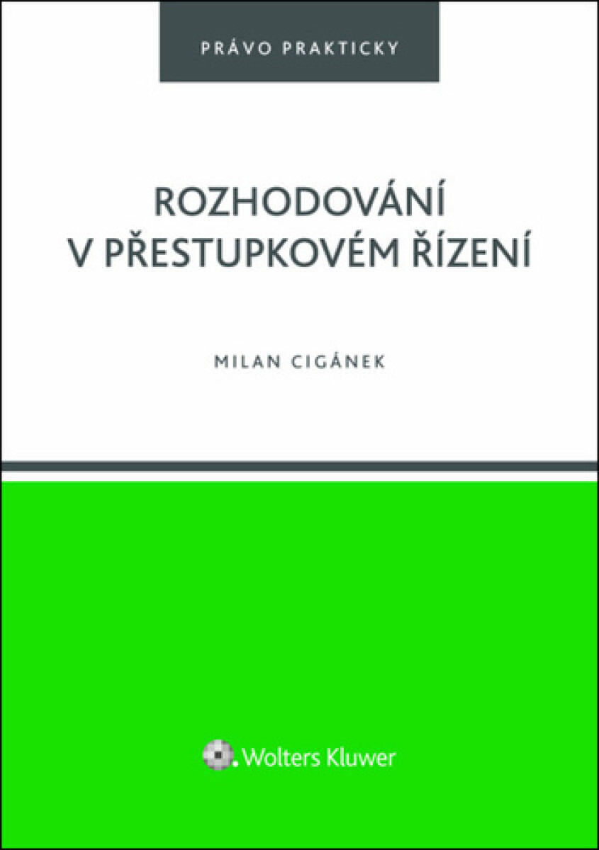 Kniha Rozhodování v přestupkovém řízení