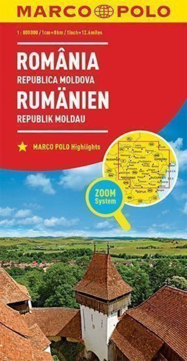 Levně Rumunsko 1:800T//mapa (ZoomSystem) MD
