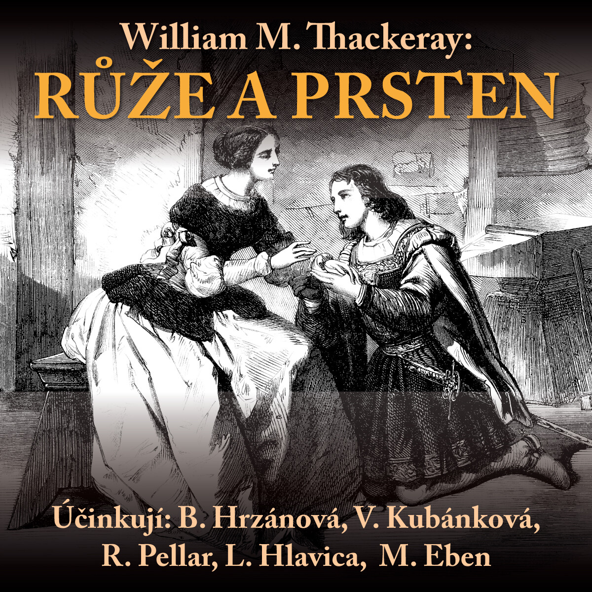 Levně Růže a prsten - William Makepeace Thackeray - audiokniha