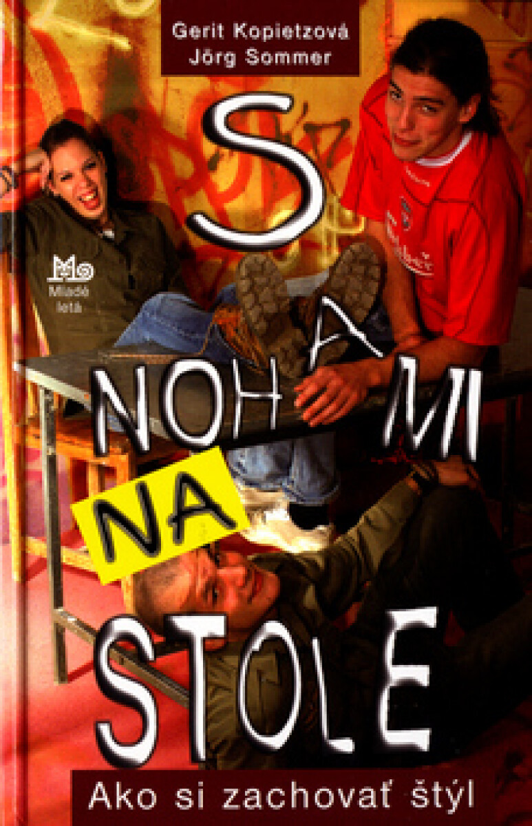 Kniha S nohami na stole