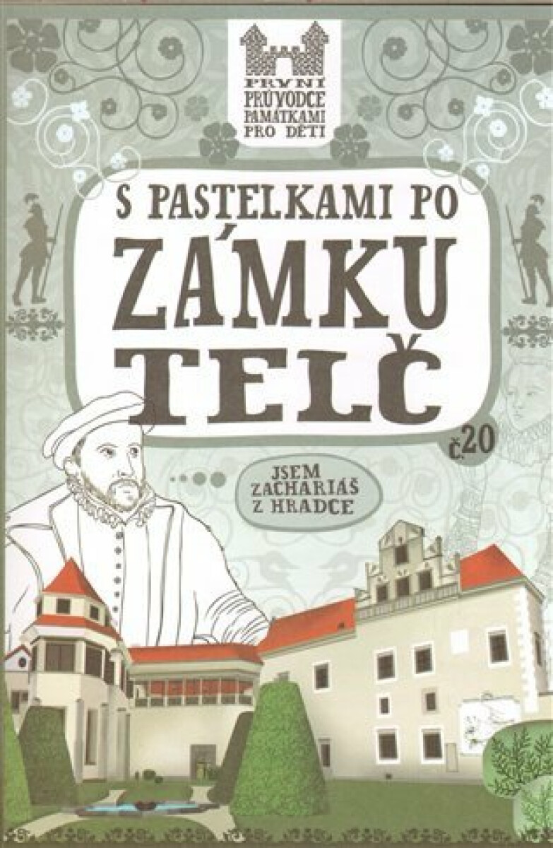 Kniha S pastelkami po zámku Telč