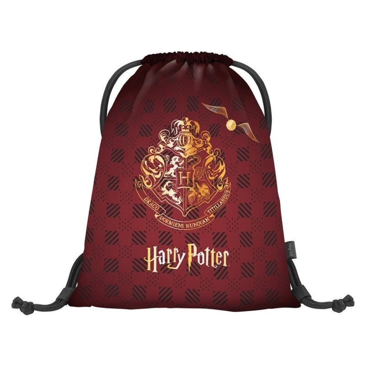 Baagl sáček na obuv Harry Potter Bradavice vínový