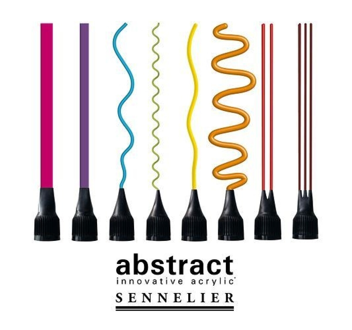 Sada koncovek pro barvy Sennelier Abstract