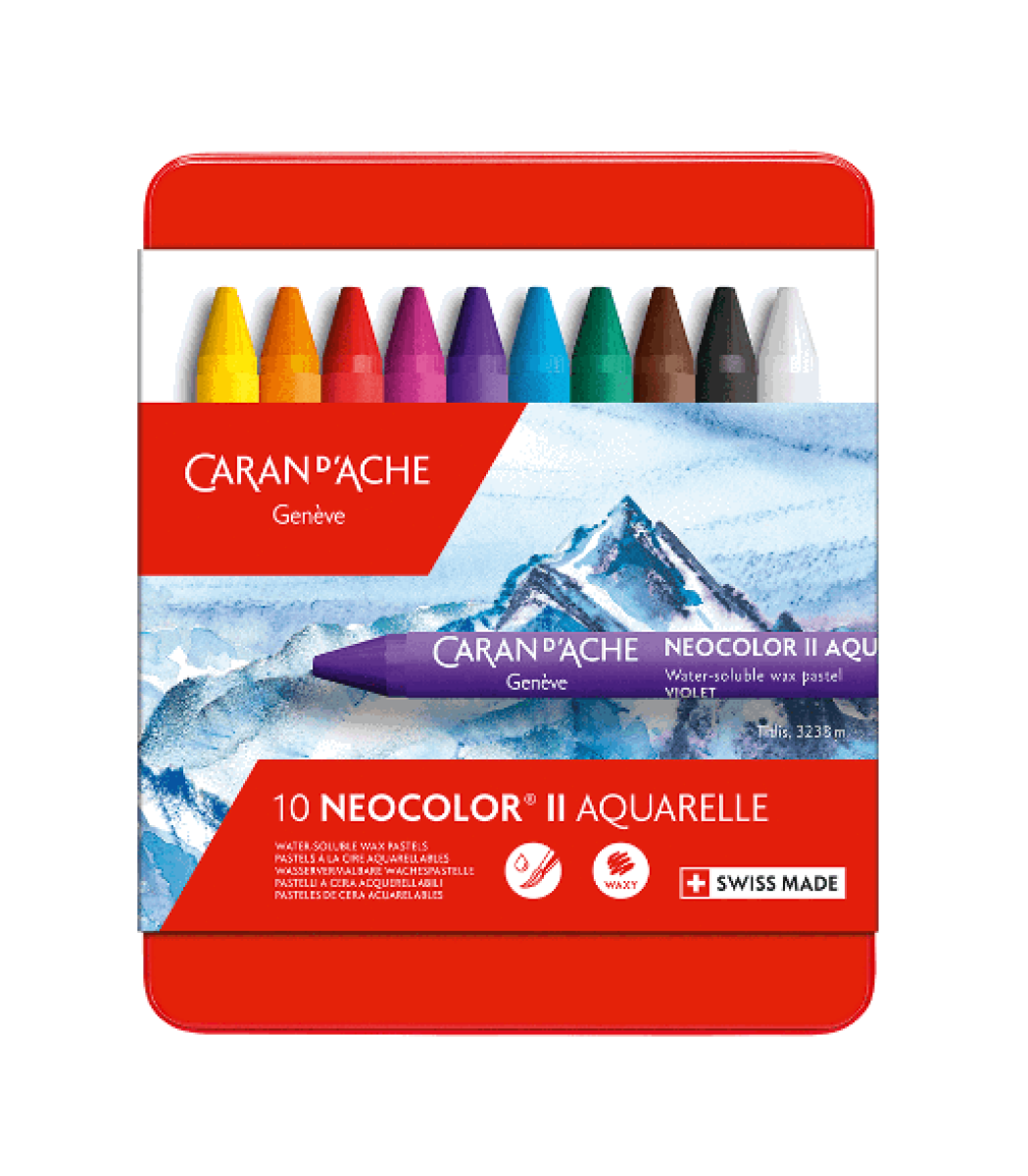 Levně Sada akvarelových pastelů Neocolor II 10ks