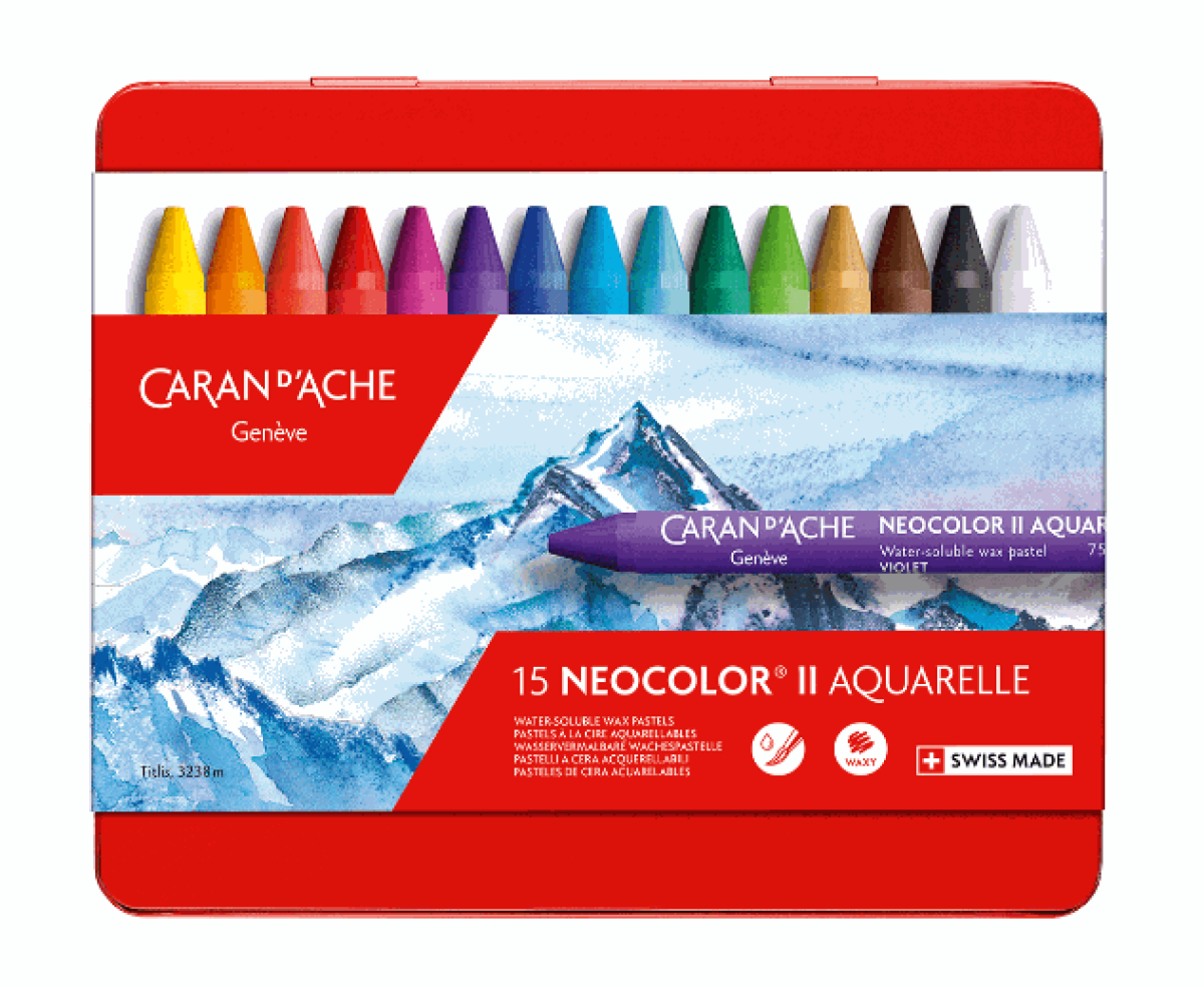 Levně Sada akvarelových pastelů Neocolor II 15ks