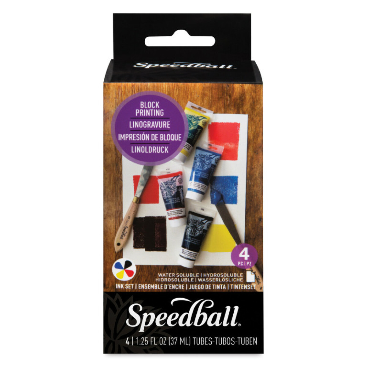 Levně Sada linorytových barev Speedball 4x37ml