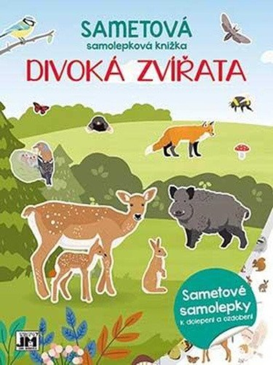 Sametová samolepková knížka