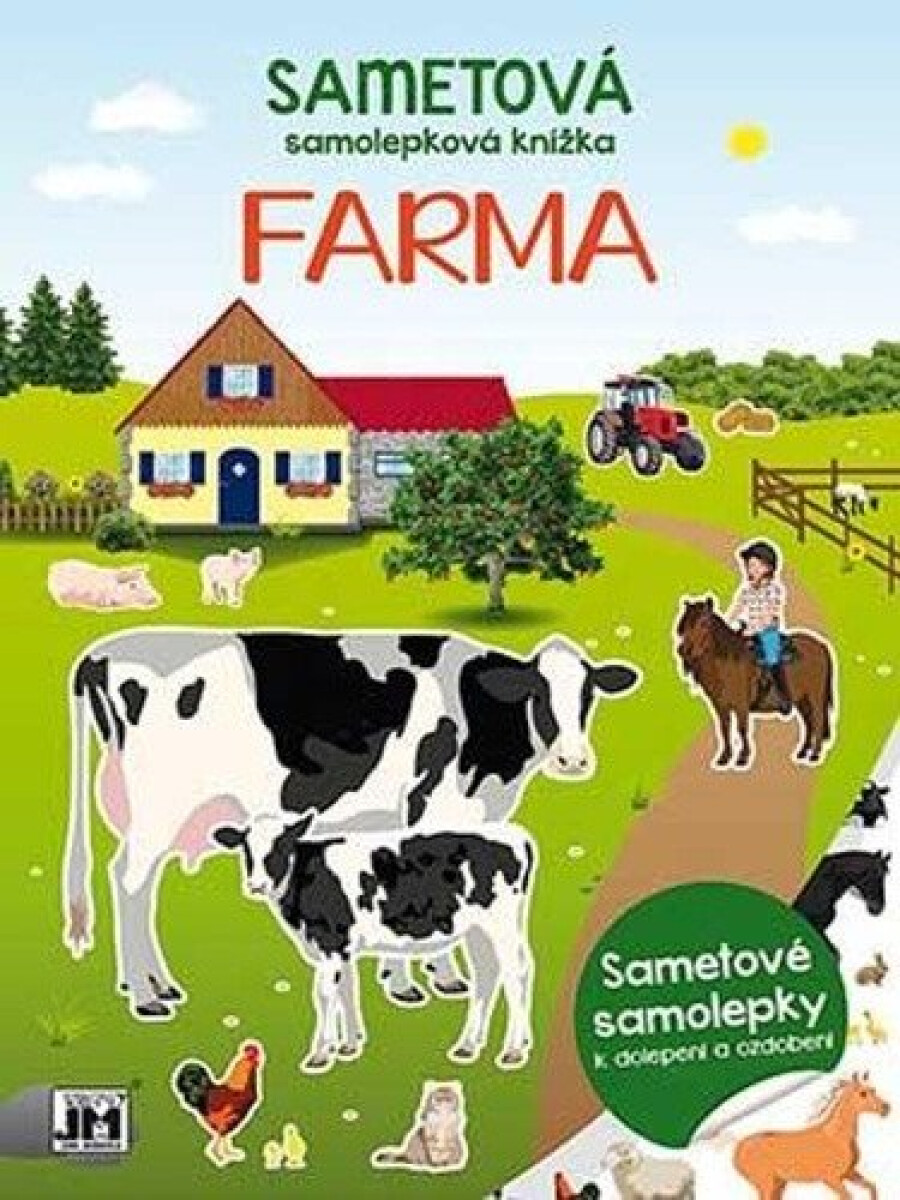 Kniha Sametová samolepková knížka