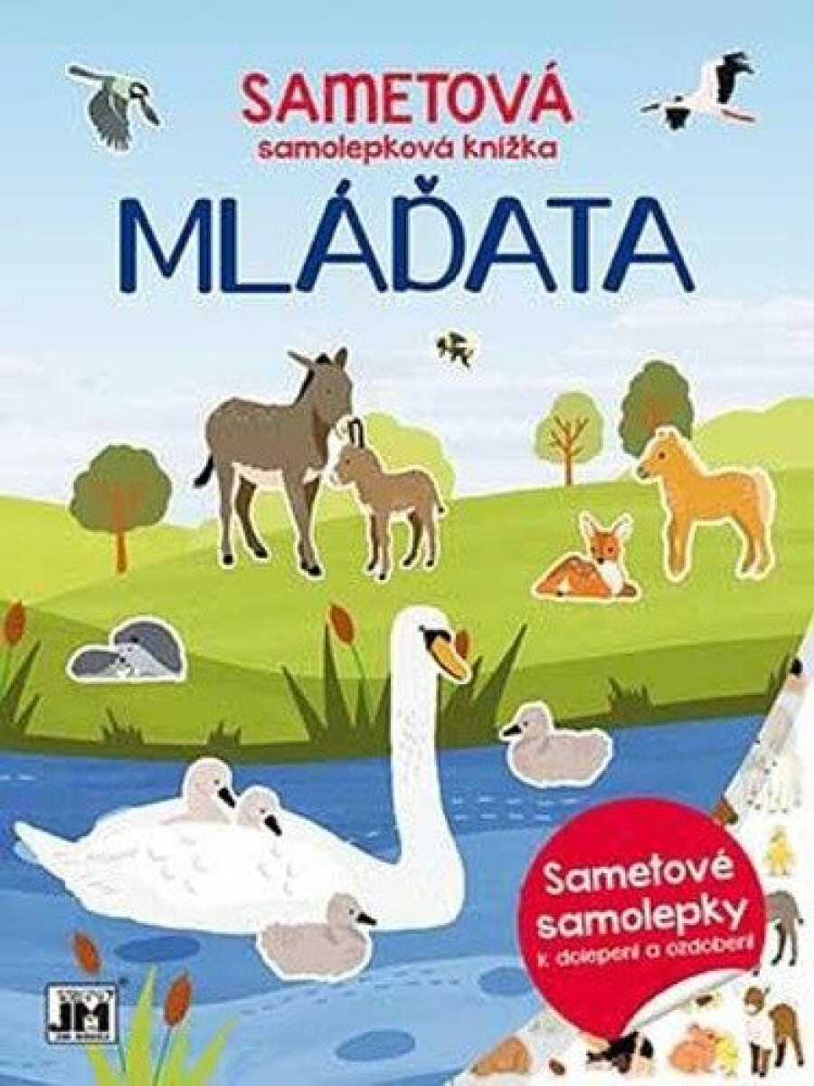 Sametová samolepková knížka