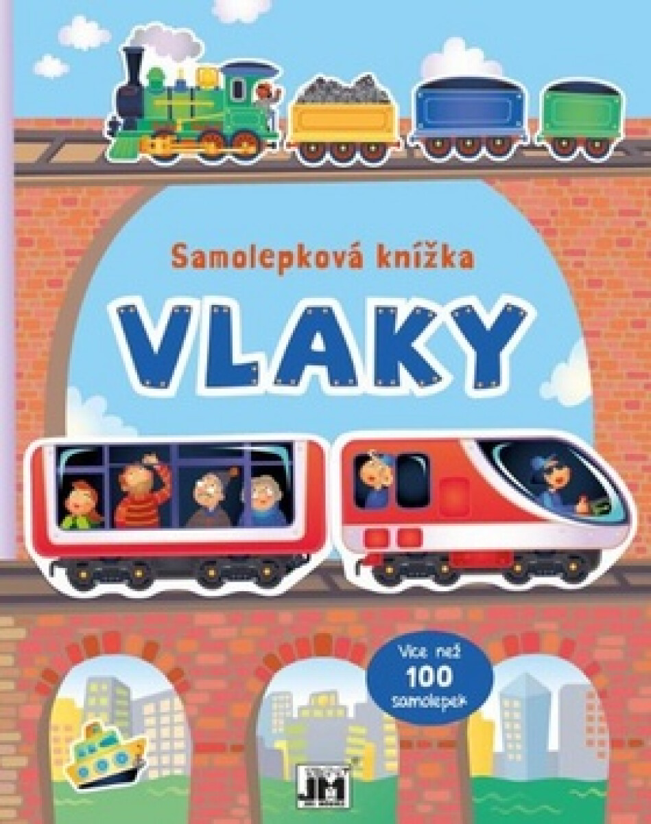 Kniha Vlaky - Samolepková knížka