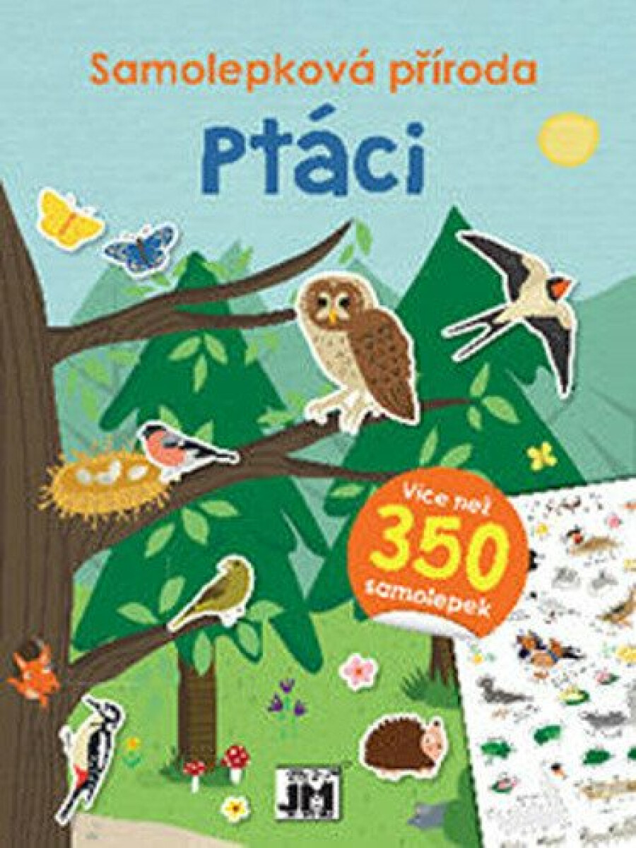 Kniha Samolepková příroda Ptáci