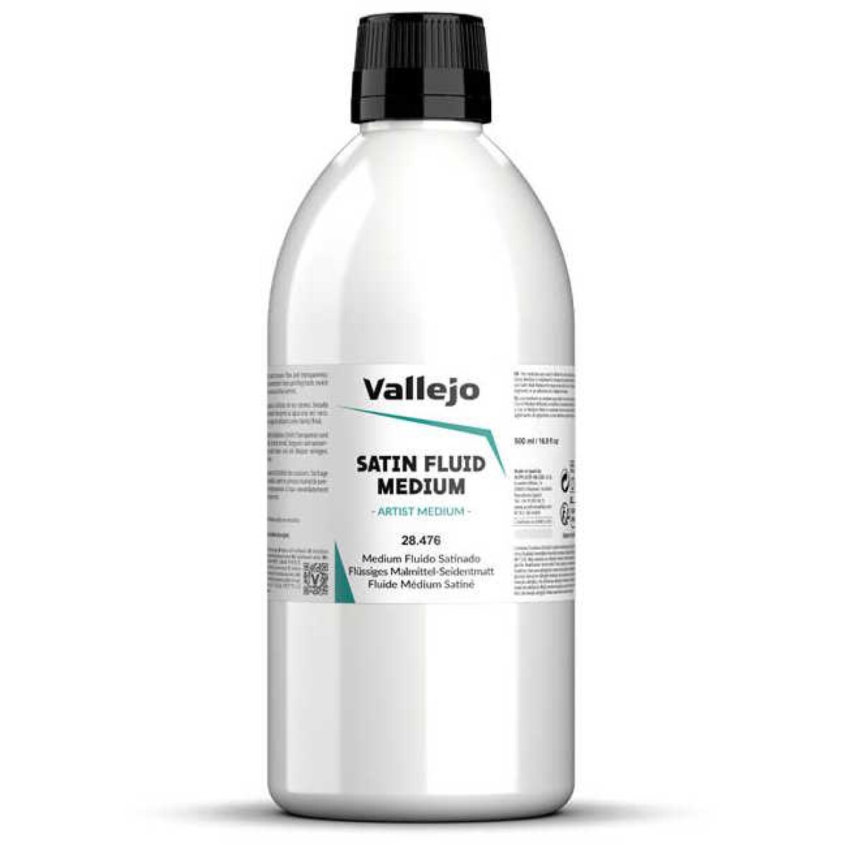 Saténové médium pro akryl Vallejo Fluid 500ml