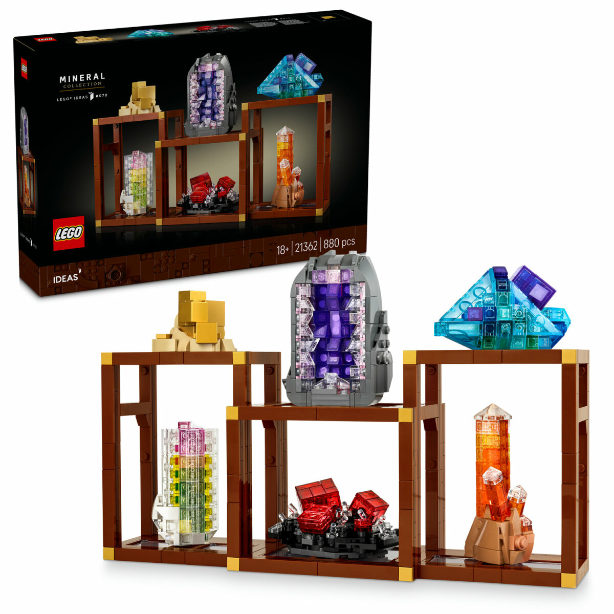 Sbírka minerálů - LEGO Icons (21362)
