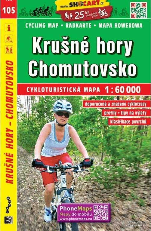 Krušné hory, Chomutovsko 1:60 000