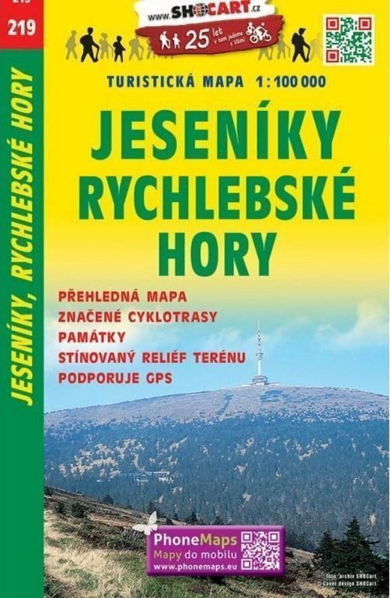 SC 219 Jeseníky, Rychlebské hory 1:100 000
