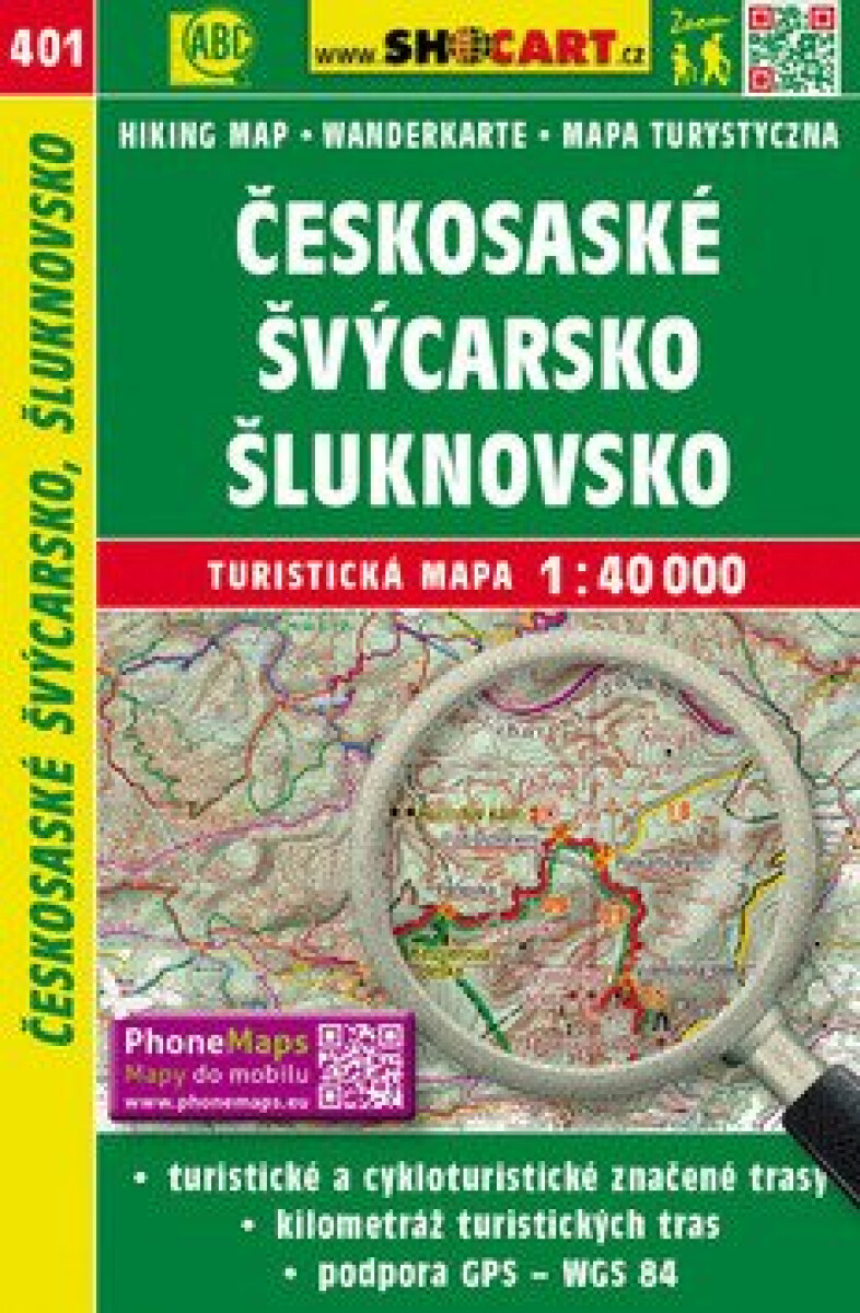 Levně Českosaské Švýcarsko Šluknovsko 1:40 000