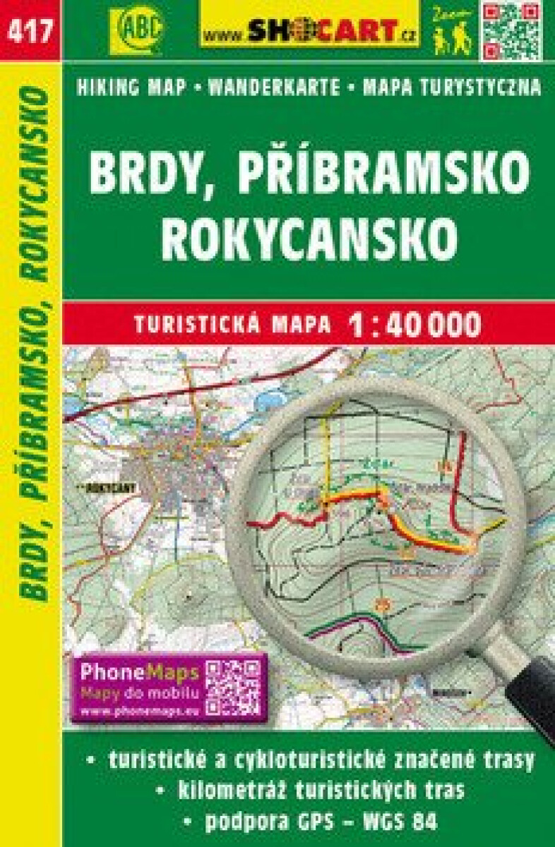Levně SC 417 Brdy, Příbramsko, Rokycansko 1:40 000