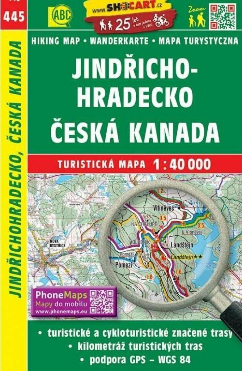 SC 445 Jindřichohradecko, Česká Kanada 1:40 000