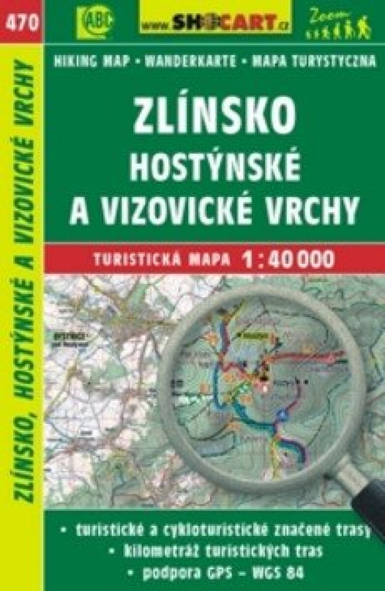 Levně SC 470 Zlínsko, Hostýnské a Vizovické vrchy 1:40 000