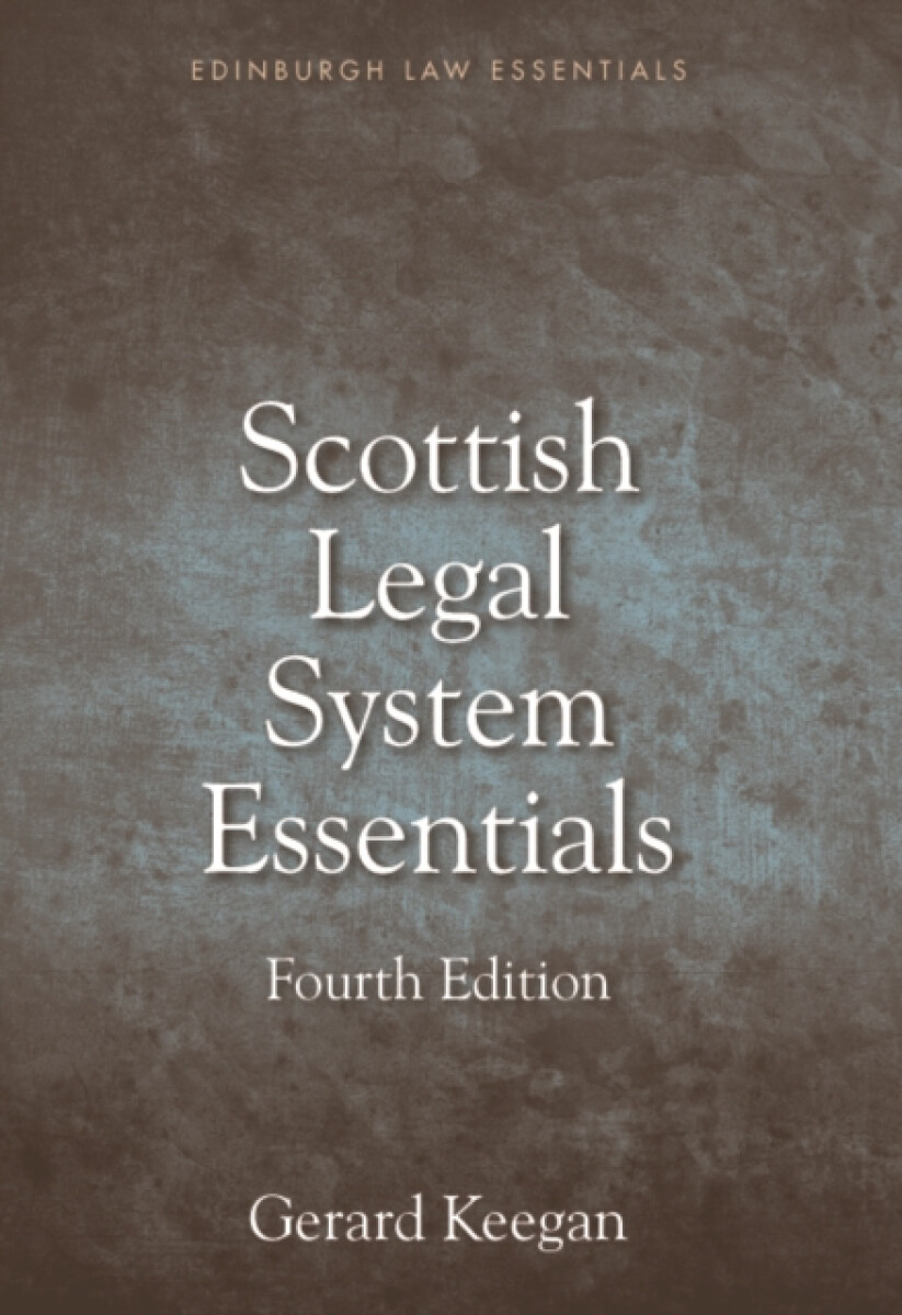 Kniha Scottish Legal System Essentials, 4th Edition