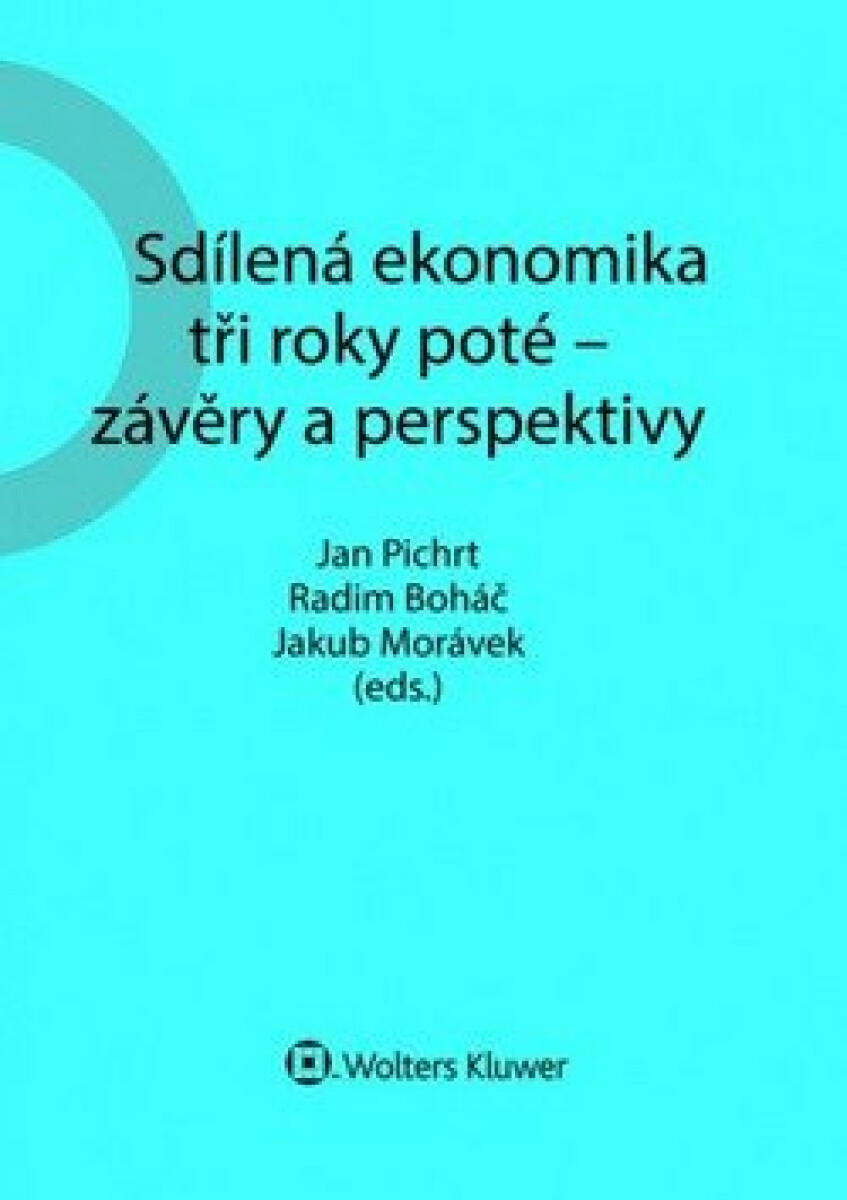 Kniha Sdílená ekonomika tři roky poté - závěry a perspektivy