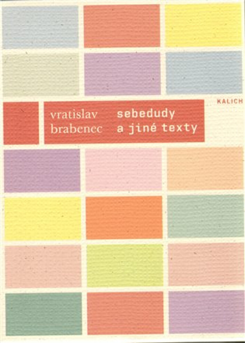Kniha SEBEDUDY a jiné texty z let 1966-1987
