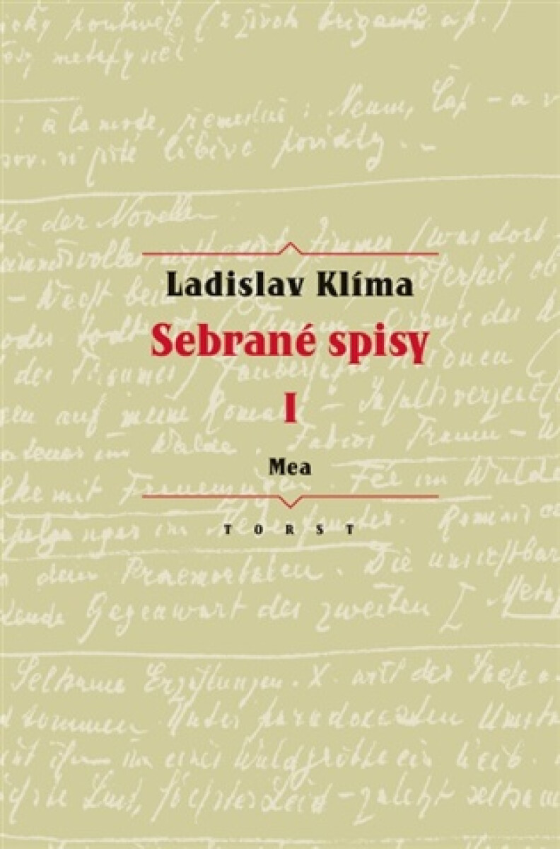 Kniha Sebrané spisy I. - Mea