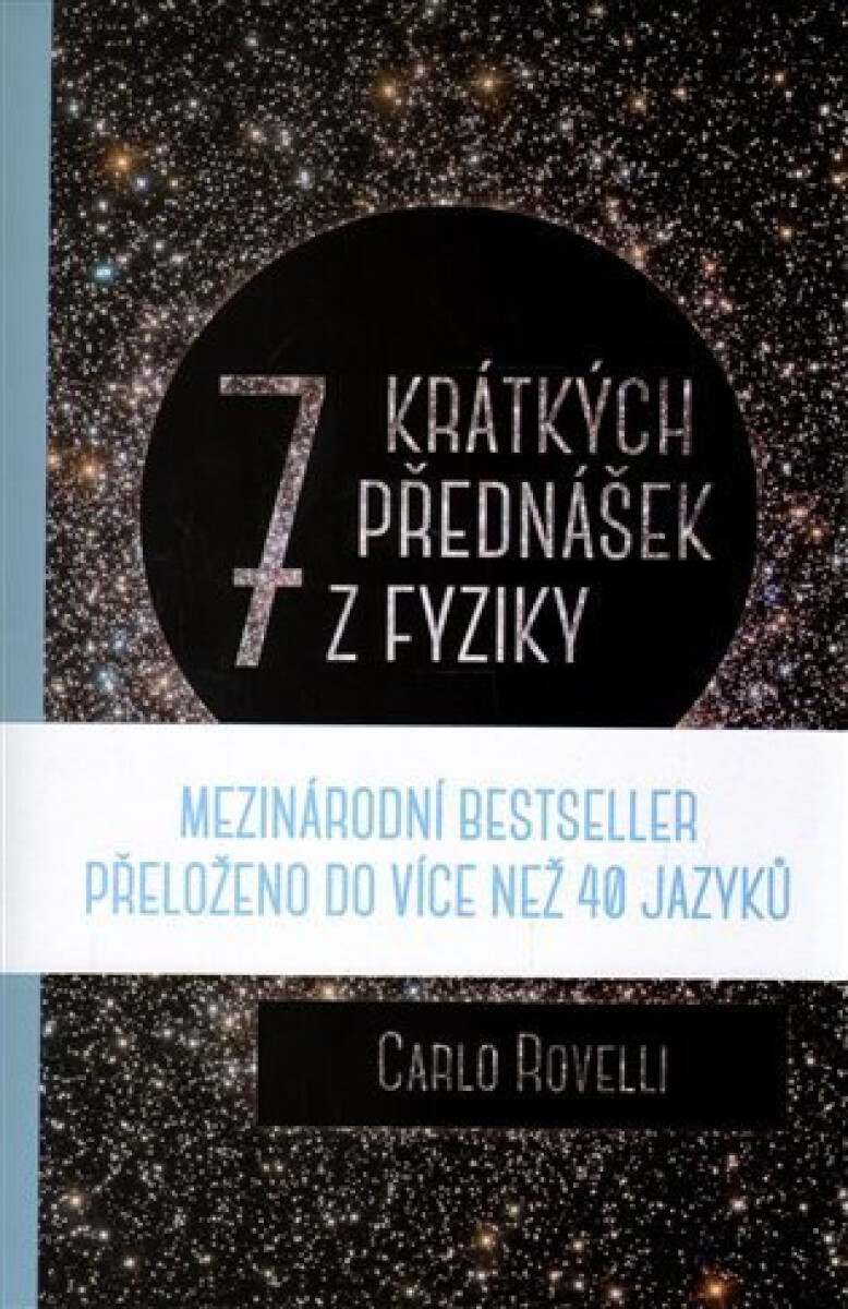 Kniha 7 krátkých přednášek z fyziky