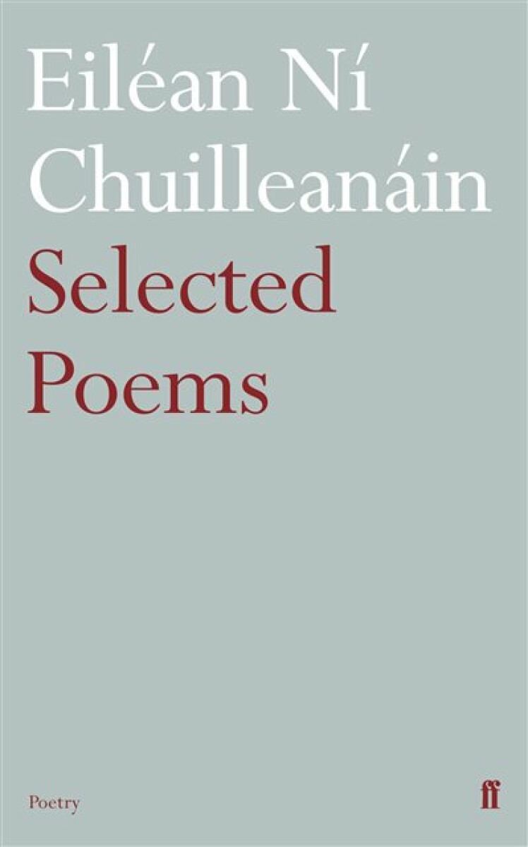 Kniha Selected Poems Eilean Ni Chuilleanain