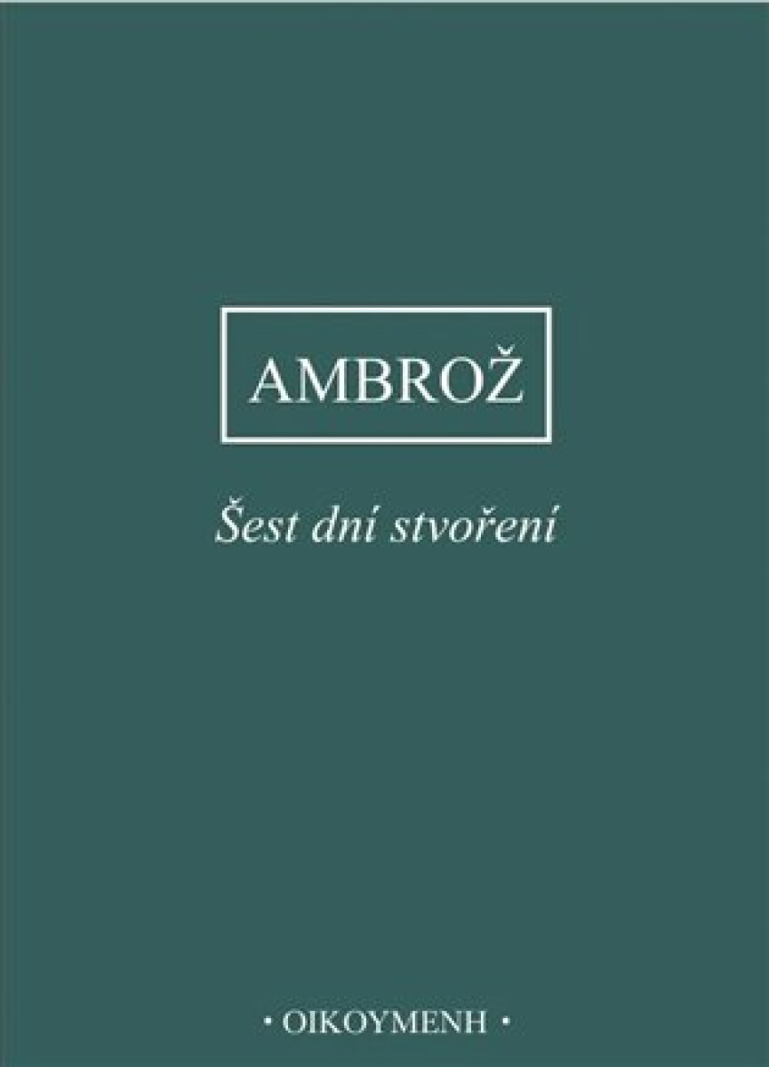 Kniha Šest dní stvoření
