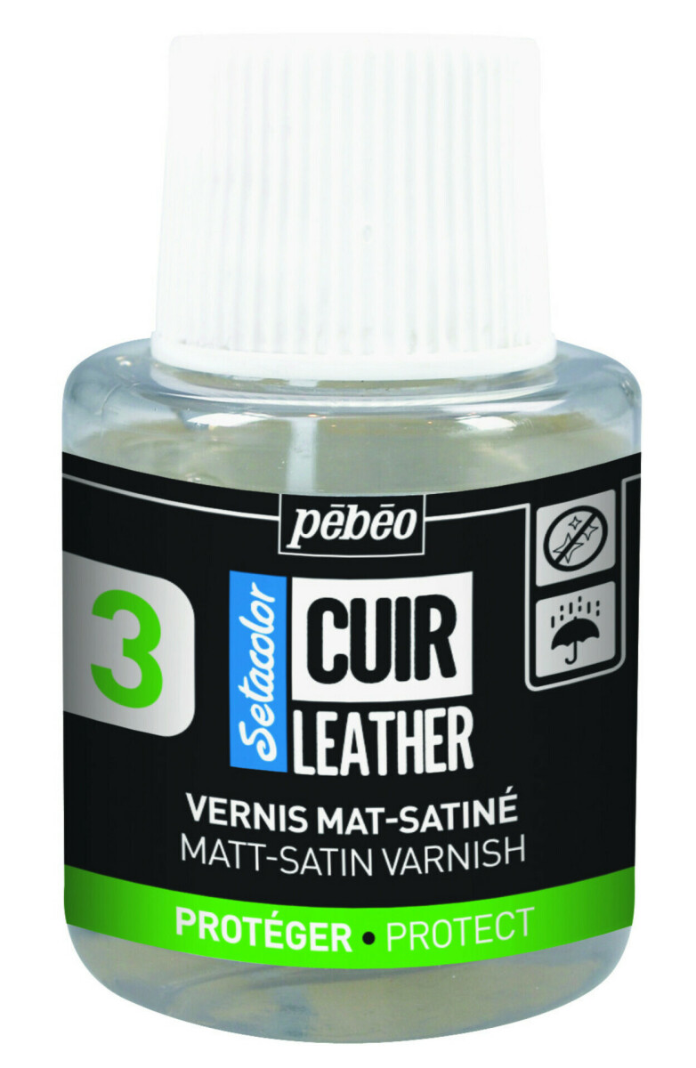 Matný lak pro barvy na kůži Pébéo Leather 110ml