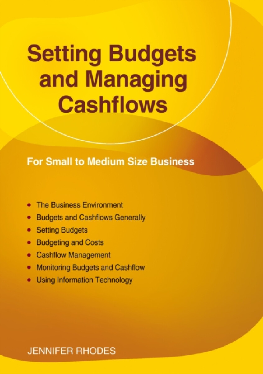 Kniha Setting Budgets and Managing Cashflows